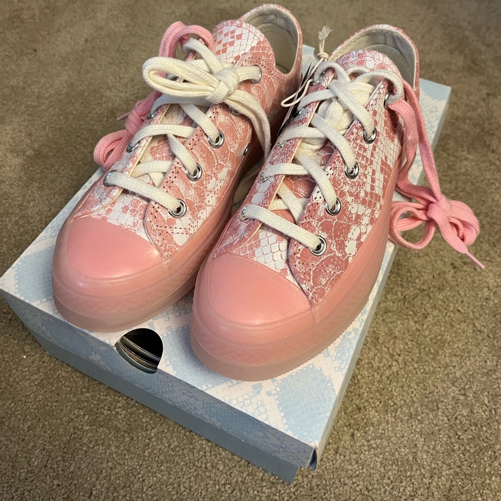 Converse Chuck Taylor all star 70 golf wang python pink Snake Skin pattern - Picture 4 of 7